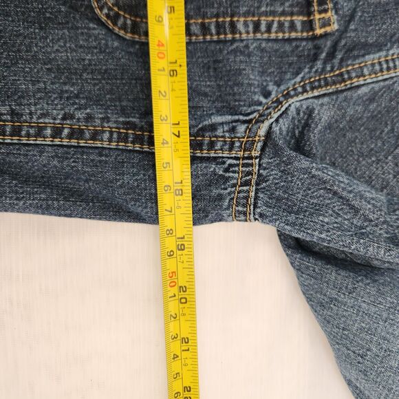 Jean Jacket Women's 0 Blue Denim Distressed Pockets Retro Boho Hippie Chico's - Picture 10 of 13